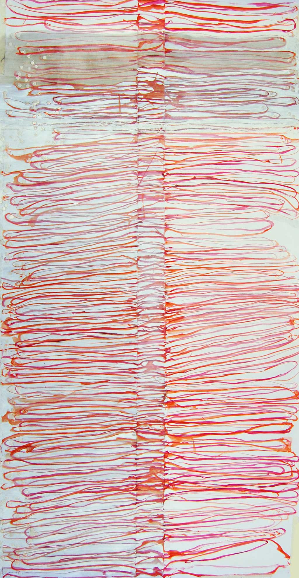 ligare I, gemengde techniek op papier, 110x57cm, 2010